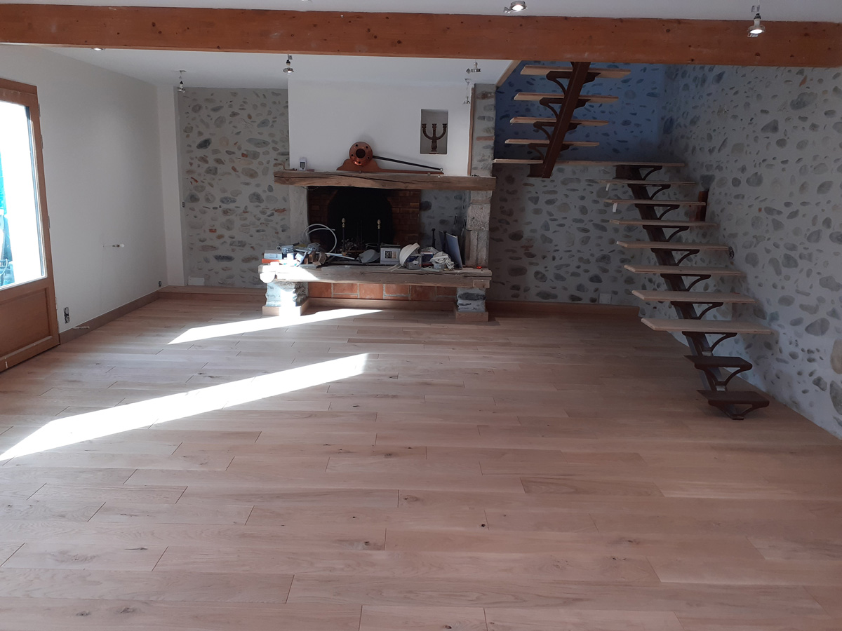 Pose de parquet de qualité