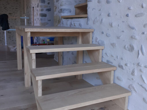 Réalisations – Atelier Bois Création – Escalier et Parquet